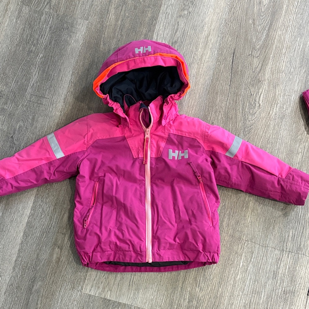 Helly Hansen Girls Hooded Ski/Winter Jacket, size 2
